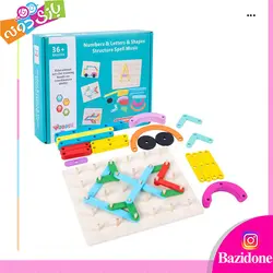 خرید چوب چین حروف و اعداد و اشکال - بازی دونه