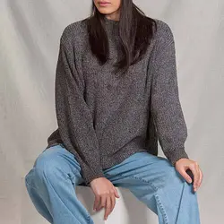 بلوز بافت مخملی یقه کوتاه