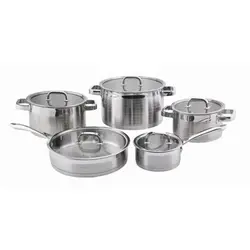 سرویس قابلمه دلمونتی استیل 10 پارچه مدل DL1090