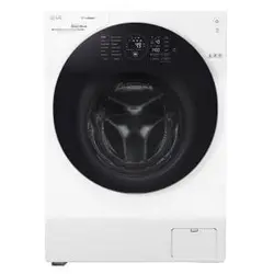 ماشین لباسشویی درب از جلو ال جی سفید. مدل WM-G128SW