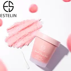 اسکراب سفیدکننده هلو-زردآلو صورت و بدن استلین | Estelin