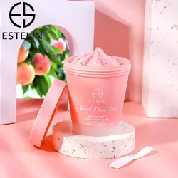 اسکراب سفیدکننده هلو-زردآلو صورت و بدن استلین | Estelin