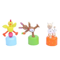 عروسک چوبی حیوانات عید پاک فنری پیکاردو