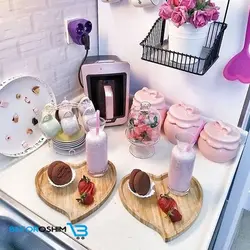 اردوخوری ظروف چوبی بامبو طرح قلب تک - خرید ظروف چوبی بامبو،خرید شال و روسری،خرید ظروف سنگی | فروشگاه آنلاین بفروشیم