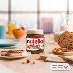 شکلات صبحانه نوتلا nutella فندقی اصل حجم 630 گرمی