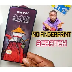 گلس ایربگ دار گوشی اینفینیکس زیرو 8 و هات 11 اس مناسب infinix Hot 11S / Zero 8 مدل Weva Airbag