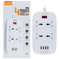 چند راهی برق الدینیو مدل LDNIO SC4407 2m