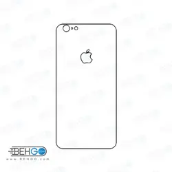 برچسب پشت آیفون 6 پلاس و 6 اس پلاس محافظ پشت رنگی و اکلیلی گوشی Apple iphone 6/6s plus Back Protector