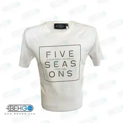 تیشرت مردانه آستین کوتاه مدل Five