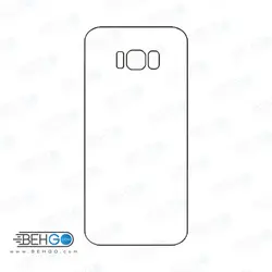 برچسب پشت سامسونگ گلکسی اس 8 پلاس محافظ پشت رنگی و اکلیلی گوشی Samsung Galaxy S8 plus Back Protector
