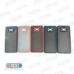 قاب شیائومی Poco X3 Pro مدل پشت مات با محافظ لنز دوربین گوشی Fashion Case For Xiaomi Poco X3 Pro