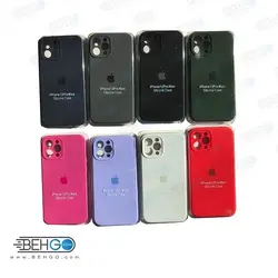 قاب ایفون 12 پرو مکس کاور سیلیکونی اپل با محافظ لنز دوربین گوشی ایفون Silicone iPhone 12 Pro max