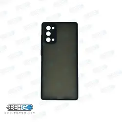 قاب Note 20 کاور محافظ نوت 20 گارد مدل پشت مات اصلی با برجستگی لنز دوربین دور سیلیکونی گوشی سامسونگ Note 20