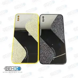 قاب گوشی ایفون Xs Max قاب فانتزی گوشی ایفون ایکس اس مکس گارد مدل جدید اکلیلی آینه ای مناسب گوشی موبایل اپل New Mirror glitter case For Apple Iphone Xs Max