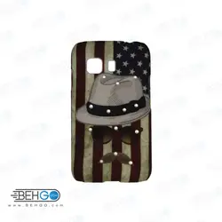 قاب طرح دار گوشی سامسونگ یانگ 2 young 2 طرح کلاه آمریکایی case For Samsung galaxy young2 G130