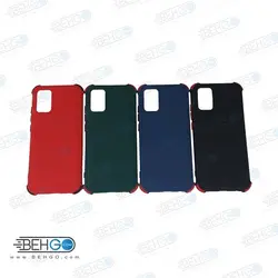 قاب سامسونگ A02S کاور مدل ژله ای دکمه رنگی محکم ضد ضربه با محافظ لنز دوربین گوشی A02S گارد محافظ قاب Camera Cover color key Case for Samsung A02S