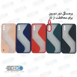 قاب گوشی سامسونگ a01 کاور سامسونگ آ صفر یک گارد مدل جدید 2021 با محافظ لنز دوربین قاب New 2021 Case For Samsung Galaxy A01