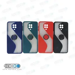 قاب گوشی شیائومی note 9s کاور قاب پاپ سوکت دار با محافظ لنز دوربین Note 9s/Note 9 pro