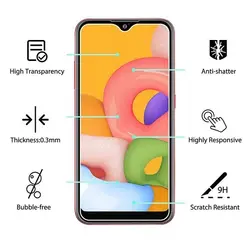 گلس A01 سامسونگ A01 محافظ صفحه نمایش شیشه ای ا01 تمام چسب گلس ای 01 سامسونگ Full Glue Glass Samsung Galaxy A 01 / A01 / A015