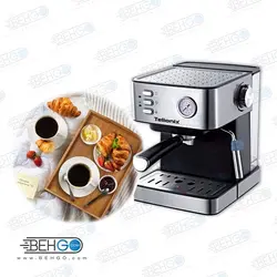 اسپرسو ساز تلیونیکس مدل TEM5100 کاپوچینو ساز تلیونیکس مدل TEM5100 قهوه ساز تلیونیکس مدل TEM5100 دستگاه Telonix espresso machine model TEM5100