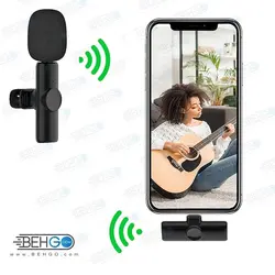میکروفون یقه ای بیسیم گوشی موبایل اپل ایفون مدل K11 iphone