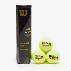 توپ تنیس ویلسون مدل US Open بسته 4 عددی Wilson US Open Tennis Ball Pack of 4