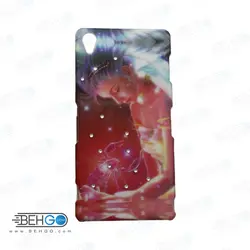 قاب طرح دار گوشی سونی زد 3 Sony z3 طرح دختر و خرچنگ case For Sony z3