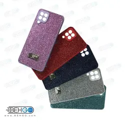 قاب گوشی A22 4G و M32 کاور اکلیلی سواروسکی با محافظ لنز دوربین سامسونگ A22 4g