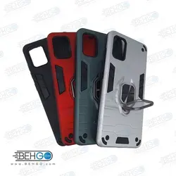 قاب گوشی a51 قاب ضد ضربه a51 قاب هلدر دار گارد محافظ قاب پاپ سوکت دار مدل حلقه دار انگشتی هولدر مگنتی مدل بتمن ارمور اصلی مناسب A51 کاور گوشی موبایل سامسونگ Anti Shock BATMAN ARMOR FINGER RING CASE COVER For Samsung Galaxy A51