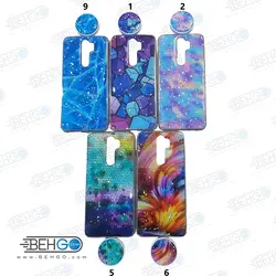 قاب گوشی شیائومی ردمی note 8 PRO کاور Redmi Note 8pro دخترانه پاپ سوکت فانتزی مدل رنگین کمان گارد محافظ ردمی نوت 8 پرو مناسب fantasy case with popsocket for Xiaomi Redmi Note 8 Pro