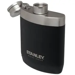 قمقمه کوهنوردی ورزشی برند استنلی قمقمه کتابی استیل مدل HIP FLASK حجم 230 میلی لیتر قمقمه جیبی  Stanley MASTER UNBREAKABLE HIP FLASK 230ml
