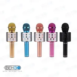 میکروفون اسپیکر بلوتوثی تغییر صدا مدل 858 WS-858 Wireless Microphone Speaker