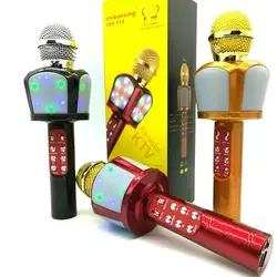 میکروفون اسپیکر مدل ZBX-918 اصلی سازگار با گوشی اندروید و ایفون مدل ZBX-918 Bluetooth Wireless Karaoke Microphone Portable Bluetooth Speaker