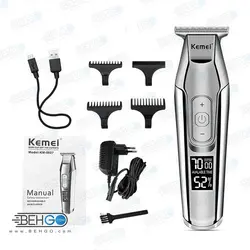ماشین اصلاح موی صورت کیمی مدل KM-5027 اصلی Kemei حک شده