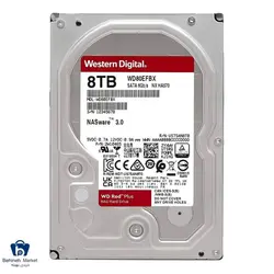 مشخصات، قیمت و خرید هارددیسک اینترنال وسترن دیجیتال مدل Red Plus WD80EFBX 8GB
