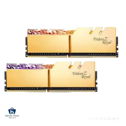 مشخصات، خرید و قیمت رم دسکتاپ DDR4 دو کاناله 3600 مگاهرتز CL18 جی اسکیل مدل Trident Z Royal ظرفیت 16 گیگابایت