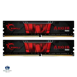 مشخصات، خرید و قیمت رم دسکتاپ DDR4 دو کاناله 2400 مگاهرتز CL17 جی اسکیل مدل Aegis ظرفیت 16 گیگابایت