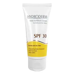 کرم ضدآفتاب هیدرودرم SPF30 پوست معمولی و خشک حجم 50 میل - ویتالوکس