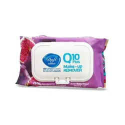 دستمال مرطوب کیوتن دافی Q10 پاک کننده آرایش 50 عددی - ویتالوکس