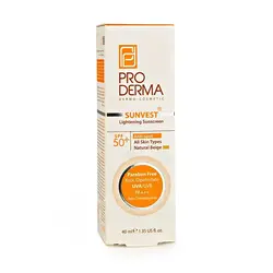 ضدآفتاب و ضدلک پرودرما +SPF50 مناسب انواع پوست حجم 40 میل - ویتالوکس