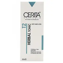 تونیک T2 سریتا ضد ریزش مو حاوی کافئین حجم 60 میل - ویتالوکس