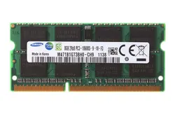 رم لپ‌تاپ 8گیگابایت SAMSUNG نسل DDR3 باس1333 - مرکز حافظه ویرا | مرکز پخش انواع هارد و SSD در استان فارس