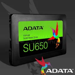 حافظه SSD اینترنال 240گیگابایت Adata مدل SU650 - مرکز حافظه ویرا | مرکز پخش انواع هارد و SSD در استان فارس