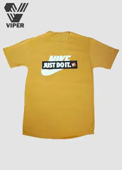 تیشرت مردانه مدل JUST DO IT زرد