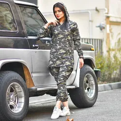 ست سويشرت شلوار چیريكی دخترانه مدل Afsane