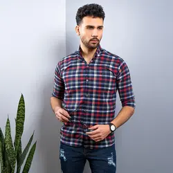 پیراهن مردانه چهار خونه مدل ADIR