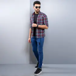 پیراهن مردانه چهار خونه مدل ADIR