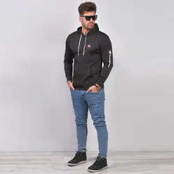 سويشرت چمپیون كلاه دار مردانه مدل Farshid