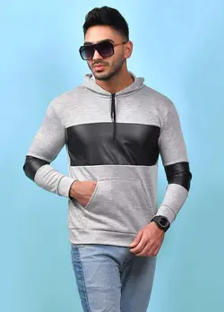 سويشرت كلاه دار مردانه مدل Aryaman