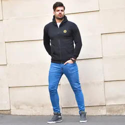 سويشرت تو كركی مدل Cat مشكی